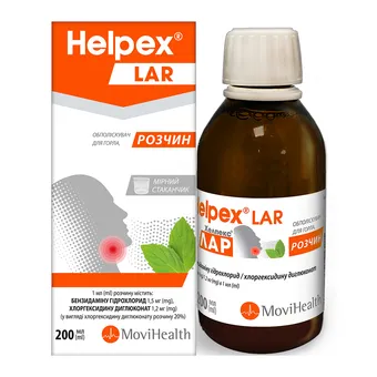 Хелпекс Лар ополіскувач для горла 200мл флакон
