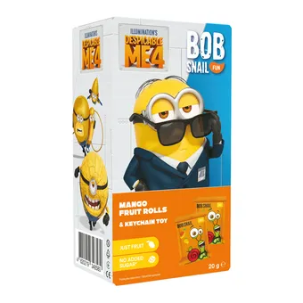 Фото товару «Цукерки Bob Snail Fun манго 20г з іграшкою»