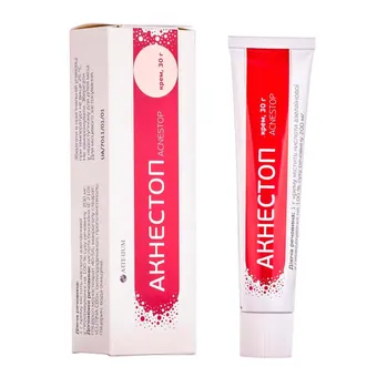 Фото товару «Акнестоп крем 200мг/г 30г туба»