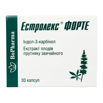 Фото товару «Естролекс Форте капсули №30 (10х3) блістери»