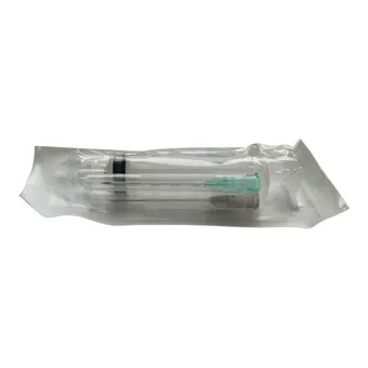 Фото товару «Шприц ін'єкційний 5мл OK Pharma 3-компонентний з 2 голками 21G (0,8мм х 38мм) та 22G (0,7мм х 38мм)»