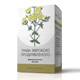 Фото товару «Трава Звіробою Продірявленого фіточай 40г»