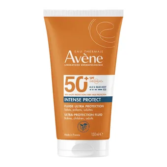 Фото товару «Флюїд Avene Intense Protect SPF50+ сонцезахисний для чутливої шкіри 150мл туба»