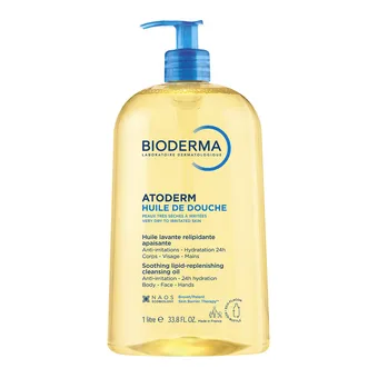 Фото товару «Олія для душу Bioderma Atoderm для сухої атопічної шкіри 1000мл флакон»