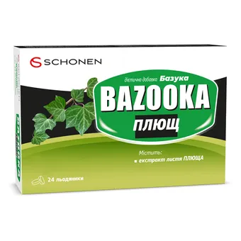 Фото товару «Базука Плющ льодяники №24 (12х2) бліст.»