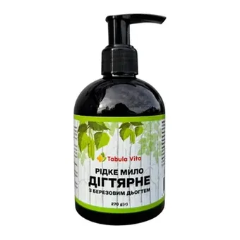 Фото товару «Мило рідке Tabula Vita дігтярне з березовим дьогтем 270г флакон»