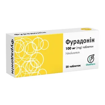 Фото товару «Фурадонін таблетки 100мг №20 (10х2) блістер»