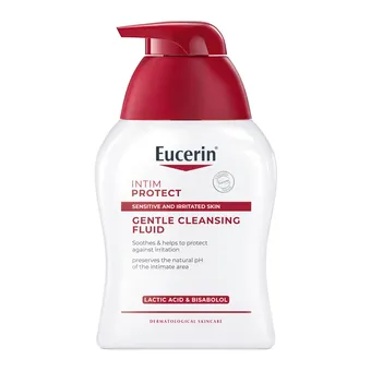 Фото товару «Засіб для інтимної гігієни Eucerin Intim Protect заспокійливий 250мл флакон»