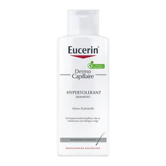 Фото товару «Шампунь Eucerin DermoCapillaire Hypertolerant для гіперчутливої шкіри голови 250мл флакон»