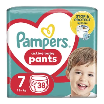 Фото товару «Підгузки-трусики Pampers Pants Active Baby 7 (15+кг) №38»
