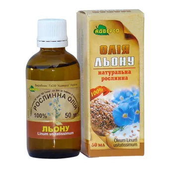 Льону олія 50мл флакон